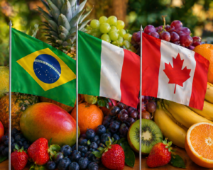 Fruticultura brasileira buscando expansão nos mercados da Itália e Canadá.